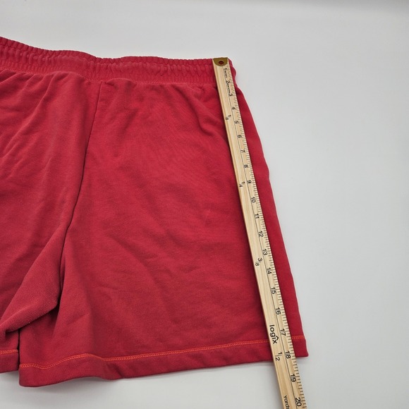 Nike Sportswear Red Jersey Athletic Shorts Mens XL‎ Drawstring Pockets - Picture 6 of 7